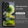 Löwenzahn gehärtetes Glas Handyhülle geeignet für Samsung Galaxy S26 S25 S24 S23 S22 S20 FE/Ultra/Plus Anti-Drop Rückabdeckung