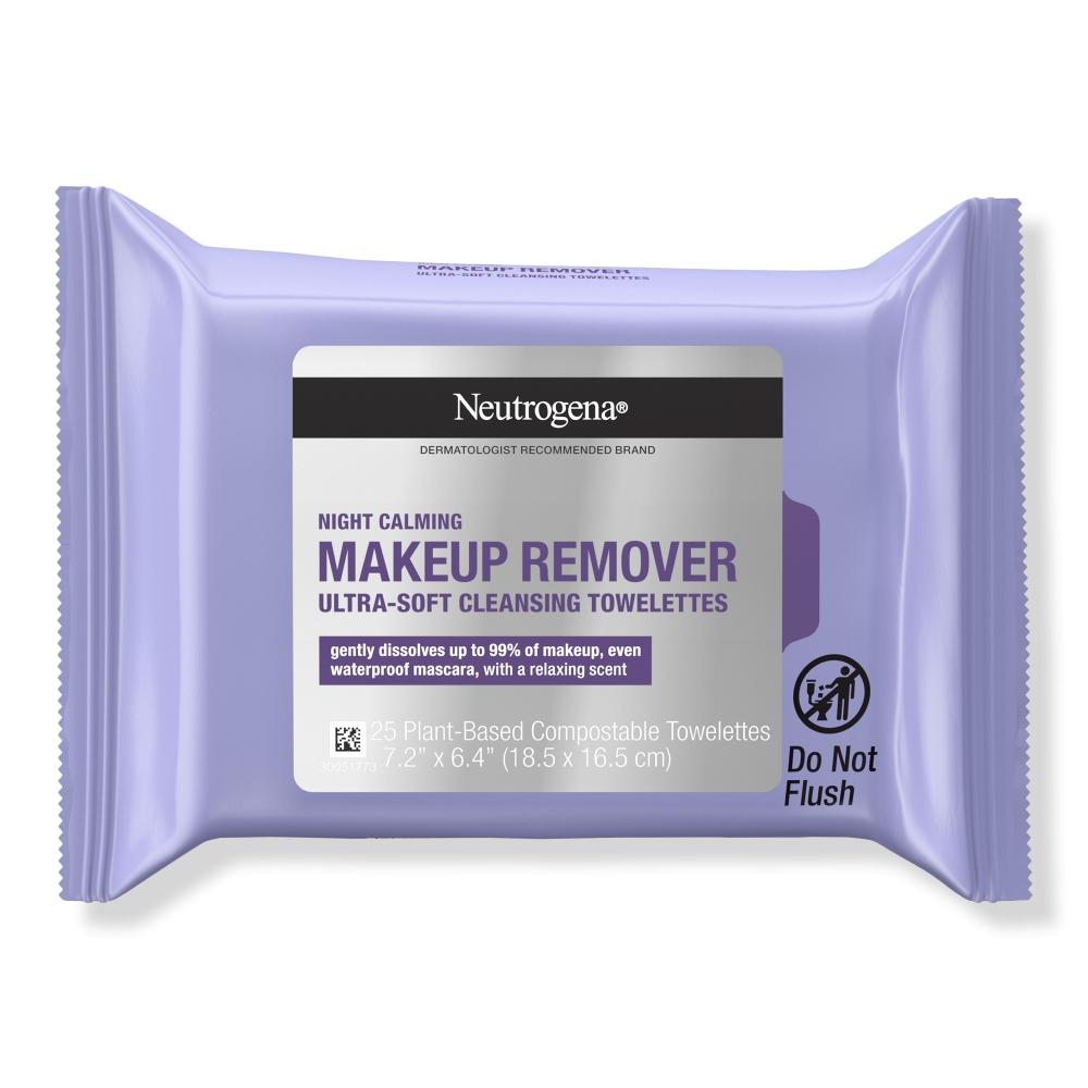 

Neutrogena Night Calming Очищающие салфетки для снятия макияжа, 25 карат
