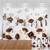 Football Newborn Baby Portrait Backdrop for Photography Photo Shoot Soccer Wall Background for Photocall Studio Football Party