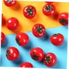 ORFOFE 10pcs Imitation Tomato Miniature Photography Mini Simulation Tomato Greenhouse Fruit Simulated Tomato Miniature Fruit Decoration Greenhouses,