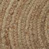 Tapis - vidaXL - Jute tressé - 120 cm - Rond - Naturel