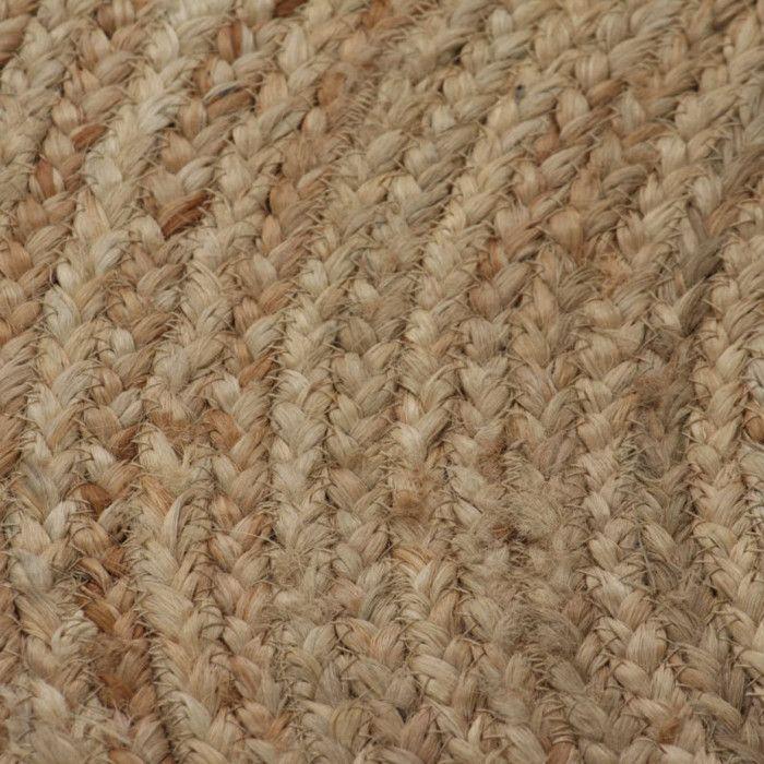 Tapis - vidaXL - Jute tressé - 120 cm - Rond - Naturel