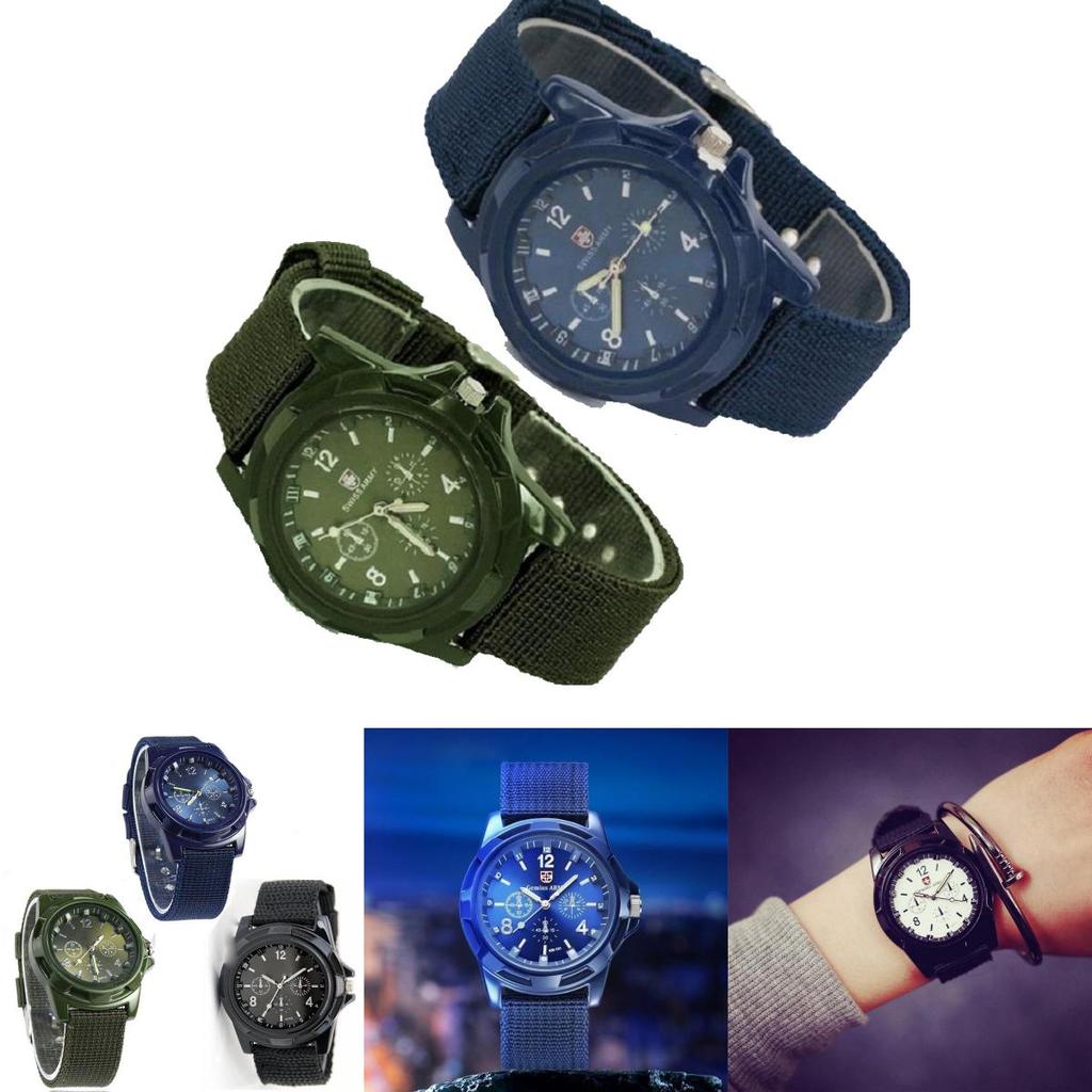 Stylish Multifunctional Outdoor Men's Watch With Luminous Dial And Quartz Movement
