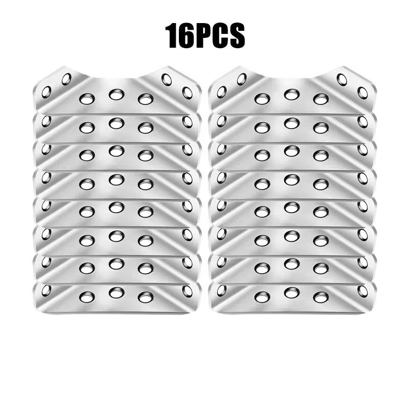 

Угловые кронштейны из нержавеющей стали Универсальный соединитель для углов мебели Угловой кронштейн Соединитель Крепеж Каркас кровати Шкаф Ящик