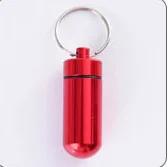 Mini Medicine Box, Small Medicine Bottle, Portable Medicine Box, Capsule, Keychain, Sealed and Moisture-proof