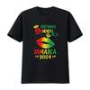 Birthday Queen Jamaica 2024 Girls Trip Party Jamaican Lips T Shirt Vintage Washed Designer Clothes Comfortable Fashion