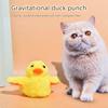 Automatisches Watschel-Enten-Spielzeug Vibrationssensor Entenform Katze Spielzeug USB-Laden Bissfest für Kätzchen Katze Selbstbewegend