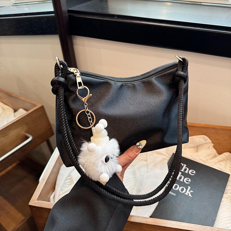 Temperament glossy satin armpit bag women's spring and summer new style fashion casual shoulder bag