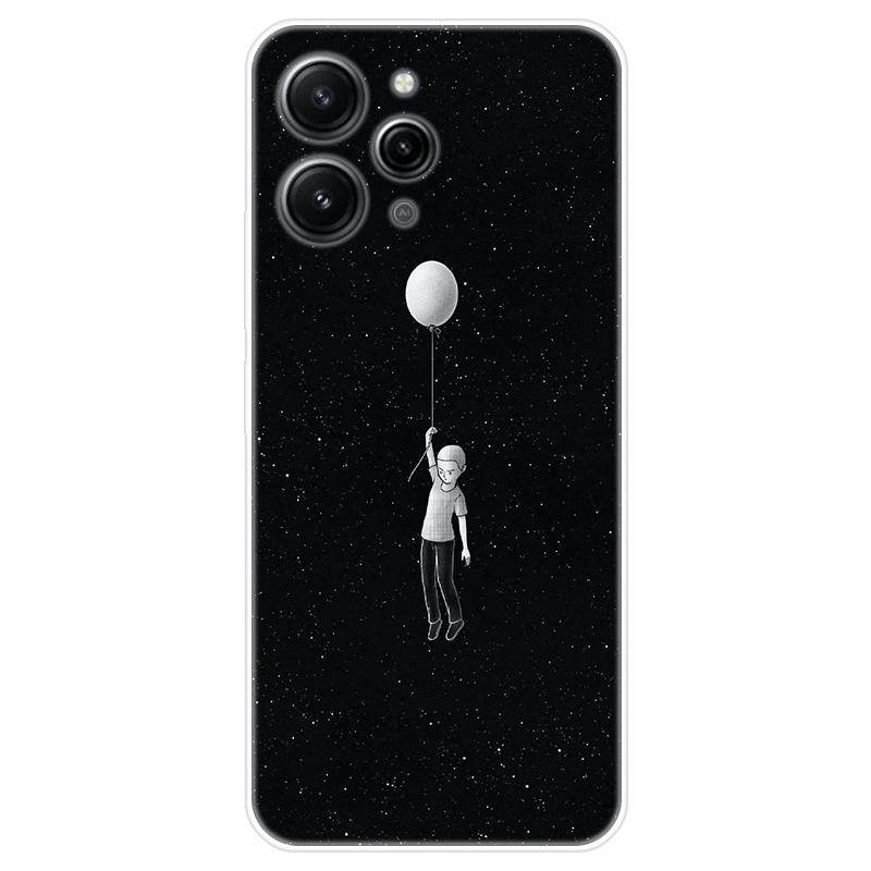 Para xiaomi redmi 12 redmi12 4g caso macio silicone capa traseira dos desenhos animados caso de telefone criatividade