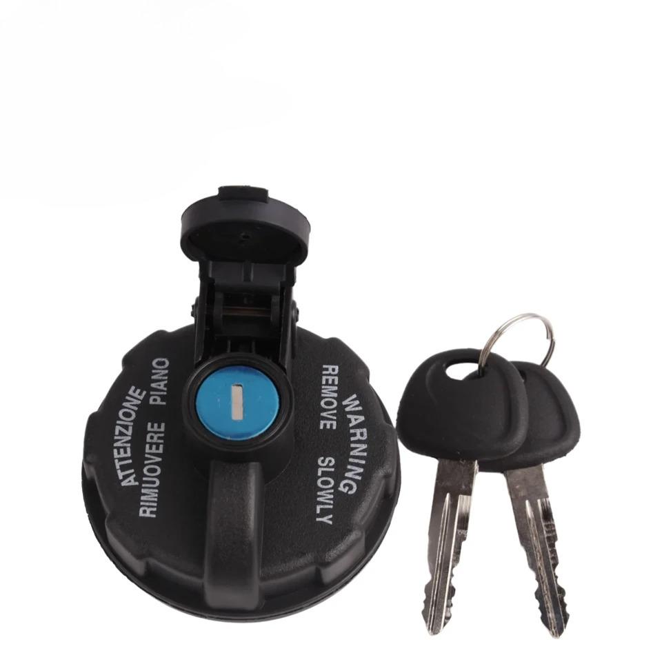 Locking Fuel Cap Cars Fuel Cover Dust Cap Diesel Trucks Replace Fuel Tank Cap with 2 Keys 310104EA10