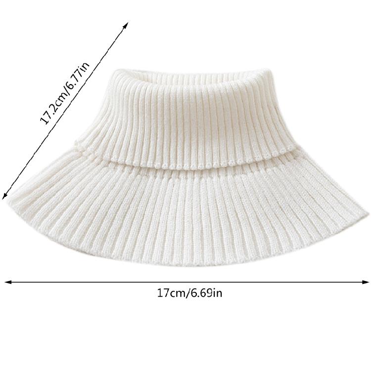 Elegant Knitted Winter Scarf Casual Office Neckerchief Travel Friendly Scarves for Outdoor Use