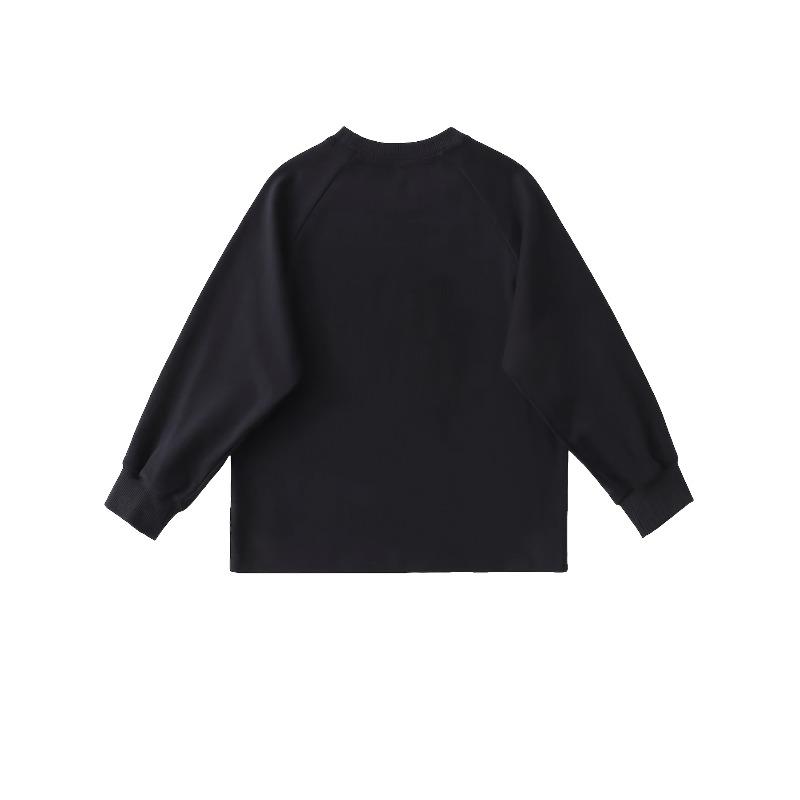 Pure Cotton Boys and Girls' Spring/Autumn New Arrival, Korean Style Simple Casual Long-Sleeve T-Shirt for Middle and