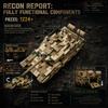 1:35 99B Military Tank Model MOC Building Blocks Army Soldier Bricks Sets DIY Assembly Toys Collection Kit Holiday Gifts Decor