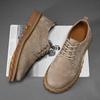 2026 High Quality Solid Color Classic Style Men Shoes Suede Casual  Round -Toe Breathable Durable Male Footwear  Mens Dress Shoe