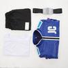 Johnny Cage Cosplay Costume With Glossy Blue Purple Jacket For Anime Role Play