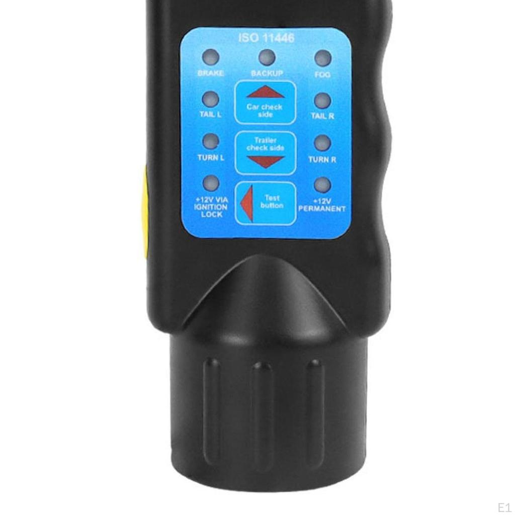 13 Pin Trailer Socket Tester, 12V Light Tester for , RV, Truck & Tractor