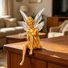 Decorative Ornament, Flower Fairy Design Small Decorative Sculpture, Home Living Room Bedroom Office Table Decoration