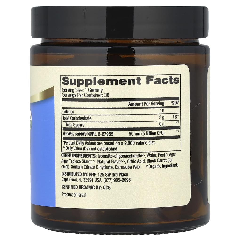 Dr. Mercola Bio Complete Probiotika Gummis, Natürliche Kirsche, 30 Gummis (50Mg (5 Milliarden KBE) pro Gummi)