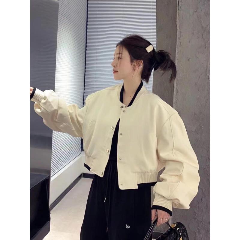 Baseball Jacket Women's Jacket Cardigan Top