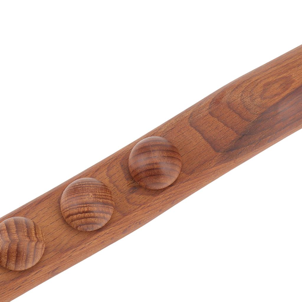 Sha Massage Tool Men Women Handheld 8 Bead Muscle Relax Wooden Scraping Stick for Neck Back