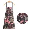Cute Flower Kitchen Household Oil-Proof Cooking Apron For Women Children Men Kitchen Waterproof Adult Coffee Baking Accessories