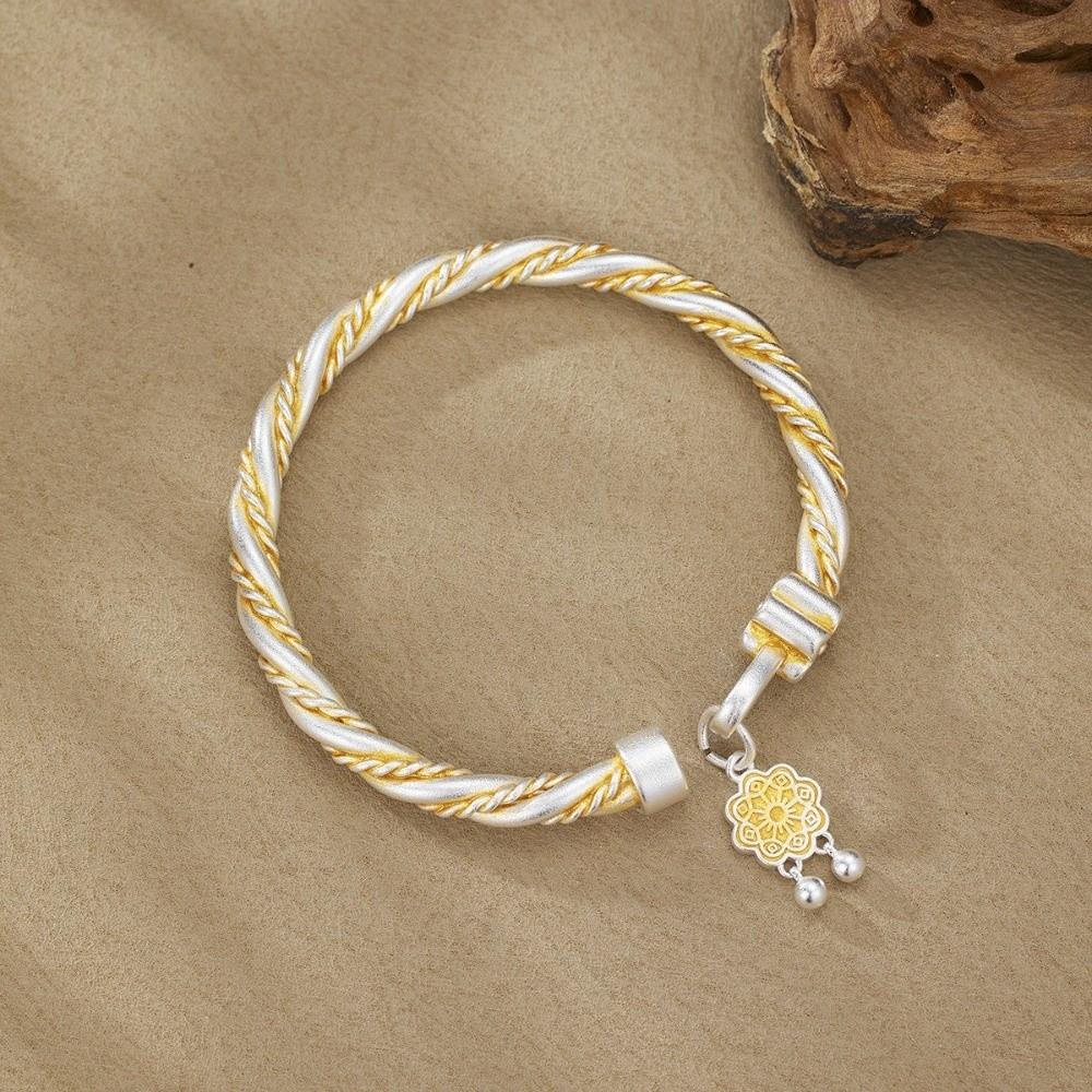 Antique Chinese Style Bracelet Adjustable Tassel Bracelet Open Bracelet  Cultural Wear