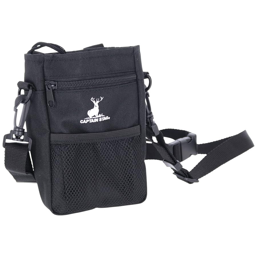 

CAPTAIN STAG Walking Shoulder Pouch Small Walking Going Travel [Trade Works] Dogs, Dogs, Walking, Parks, Camping, Outdoors, Glamping, Goods, Out, чорний