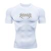 Men's Compression Quick Dry Athletic T-shirt, Slim Fit Breathable Sports Workout Shirt for Gym Running Training Casual Active Wear