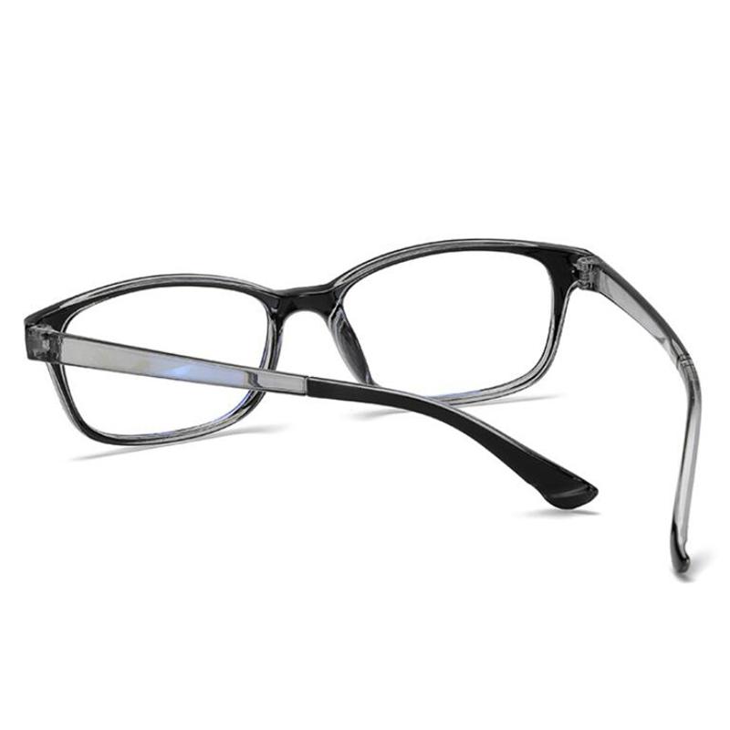 Black Red Frame Square Finished Myopia Glasses Women Full Frame Shortsighted Eyewear 0 -100 -150 -200 -250 -300 To -600