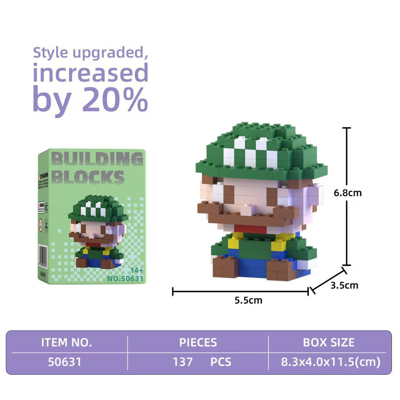 Cross-Border Lego-Compatible Cartoon Building Blocks: Educational Toys for Kids