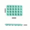 1pc-Cookie mold, cake mold, ice cream candy silicone mold, cake tray 24 cups - non stick cake for baking, kitchen baking mold