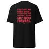 Rocky Balboa „Es geht nicht darum, wie hart du zuschlägst“ Motivierendes T-Shirt
