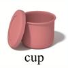 [Silicone Cup] Silicone 1 Set of 250ml Insulated Cup | Microwave Safe with Lid for Anti Drop Sealing and Water Leakage