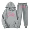 Cortez sweater Y2K hooded loose sports trousers hip hop 2-piece set unisex sports streetwear