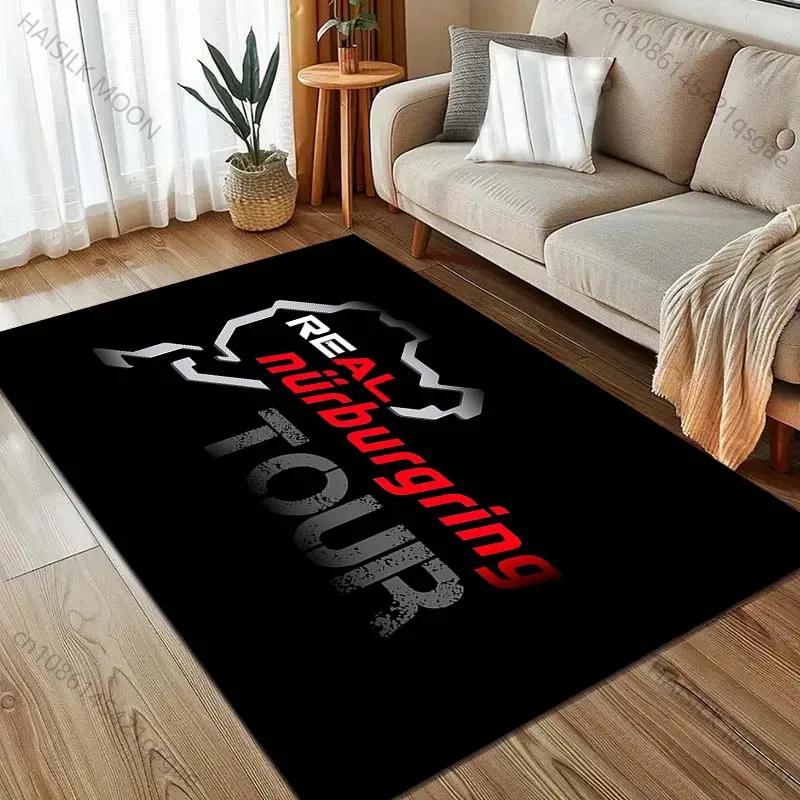 Multi Sizes Nurburgring F1 International Track Carpet for Living Room Home Decor Non-slip Floor Mat for Bedroom Large Area Rugs