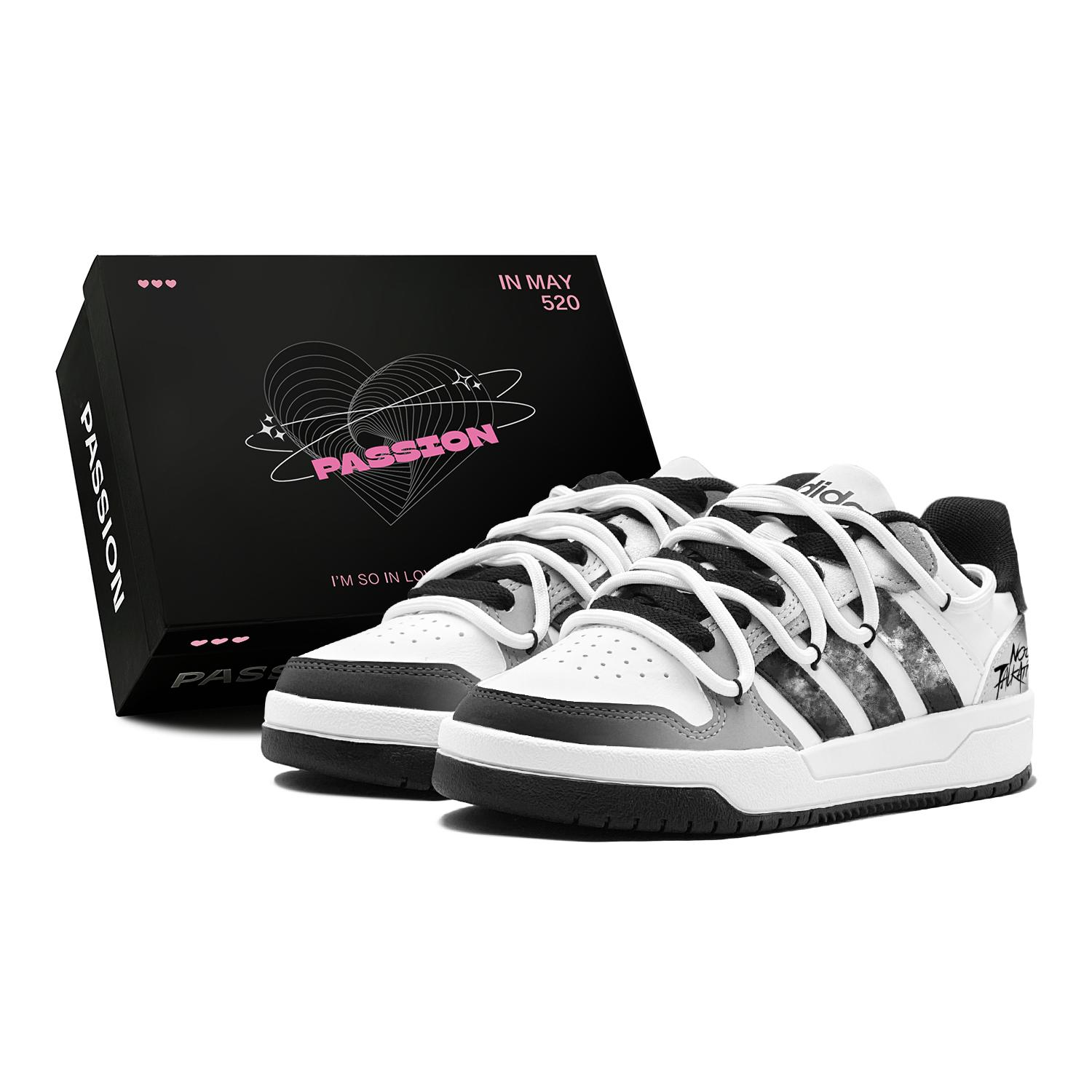 

Adidas ENTRAP Preppy Style, Trendy Ink, Deconstruction Design, Individual Fashion, Versatile Trend Low top JQ3923(TeamS2-S-BOX) 40