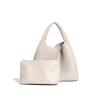 Pure hand-woven women's bags, large-capacity shoulder handbags, fashionable and versatile underarm bags, exquisite and simple