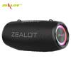 ZEALOT S87 BT Speaker Wireless Stereo Speaker with 80W Booming Sound LED Lights Waterproof Portable Speaker for