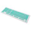 110Pcs Keyboard Keycaps FOS Step OEM Height Good Typing Feel Color Lasting Beautiful Practical Replacement Keycaps