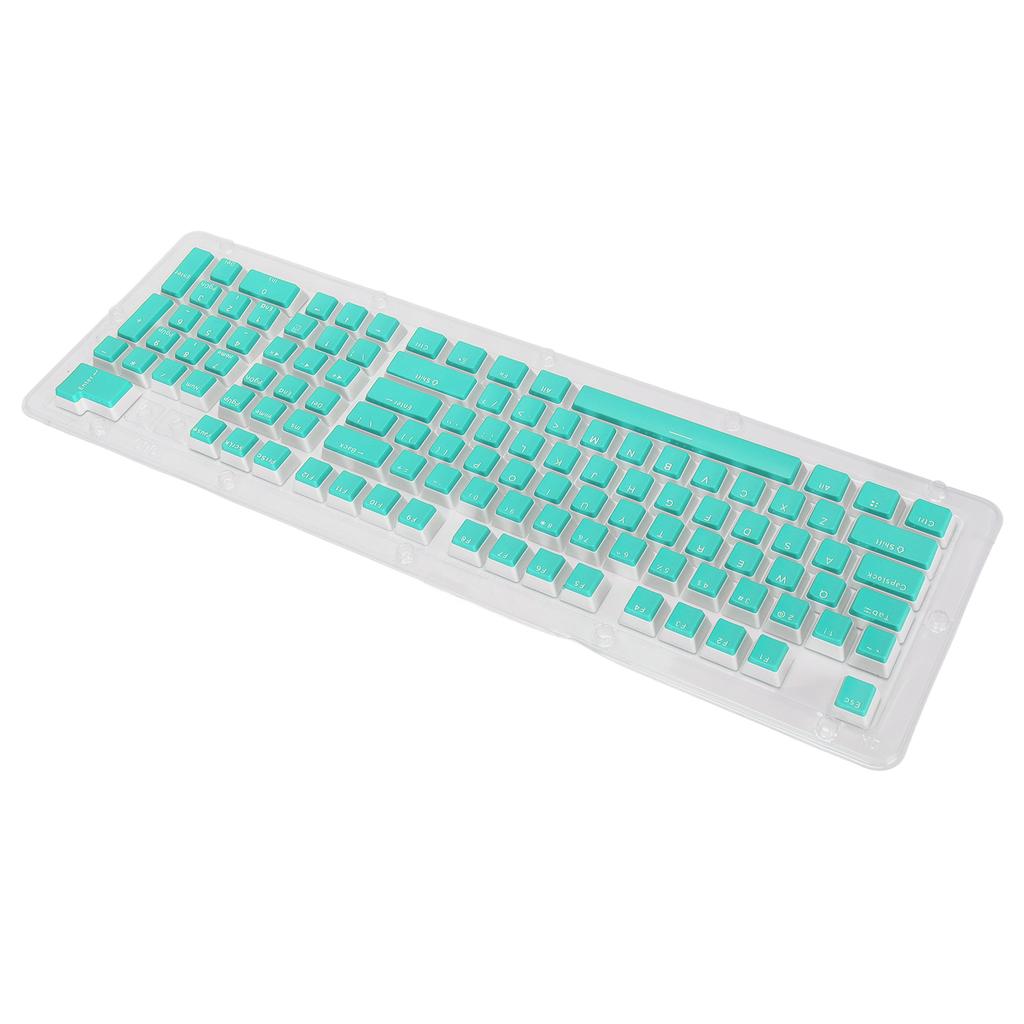 110Pcs Keyboard Keycaps FOS Step OEM Height Good Typing Feel Color Lasting Beautiful Practical Replacement Keycaps