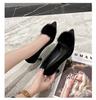Women's Fashionable Furry Stiletto Heels - Comfortable, Versatile, Pointed-Toe High Heels for Autumn/Winter.