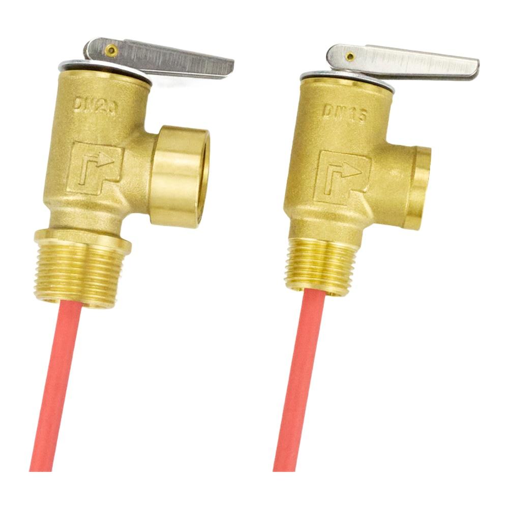 

DN15 Brass Temperature Pressure Safety Valve Boiler Water Heater Pressure Relief Accessory Easy Install Heating System Parts China Mainland
