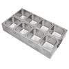 Commercial Stainless Steel 6-Compartment Condiment Organizer Rack