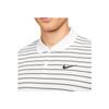Nike Dri-FIT Victory Fashion Klassisches Hautfreundliches Gestreiftes Schnelltrocknendes Poloshirt Herren Poloshirts Weiß DH0830-100