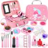 Kid Pretend Play Cosmetics Girl Toy Simulation Lipstick Eye Shadow Beauty & Fashion Makeup Toys Baby Dressing Make Up Game Gift