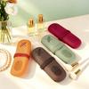 Ventilated Hole Silicone Makeup Brush Bag Dust-proof Cosmetic Brush Storage Pouch  Women
