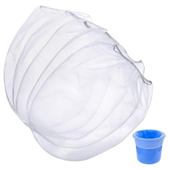 Paint Liquid Strainer Filter Bag Large Capacity Fine Mesh Design Elastic Paint Liquid Strainer Filtering Bag Accessories