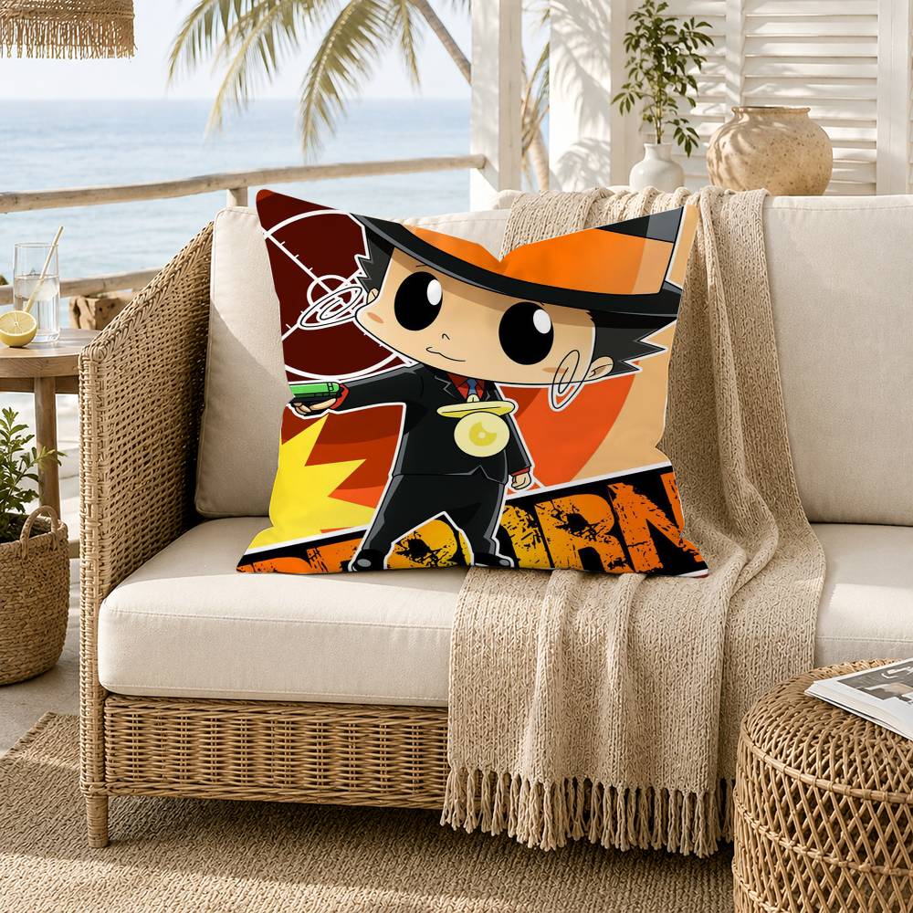 Hitman Reborn Classic s Anime Pillow Case for Sofa Living Room Home office Decor Protective Cover