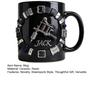 Personalized Tattoo Artist Mug 3D Tool Belt Coffee Cup with Tattoo Machines Details Industrial Steampunk Style Drinking Cup Gift for Artists