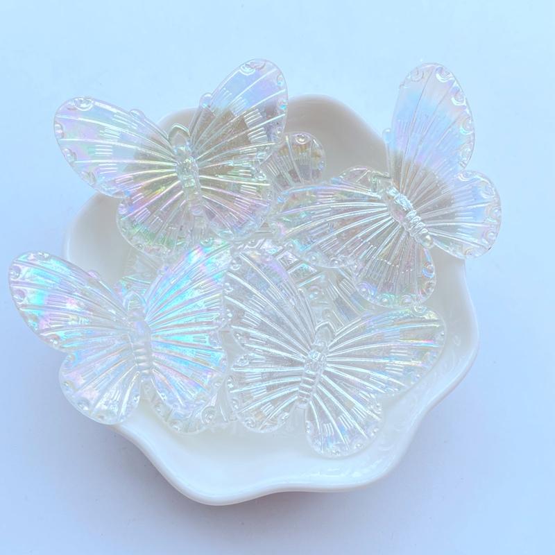 

10Pcs New Resin Mini 20*40mm Little Butterfly Series Flat back Scrapbooking DIY Jewelry Craft Decoration Accessories
